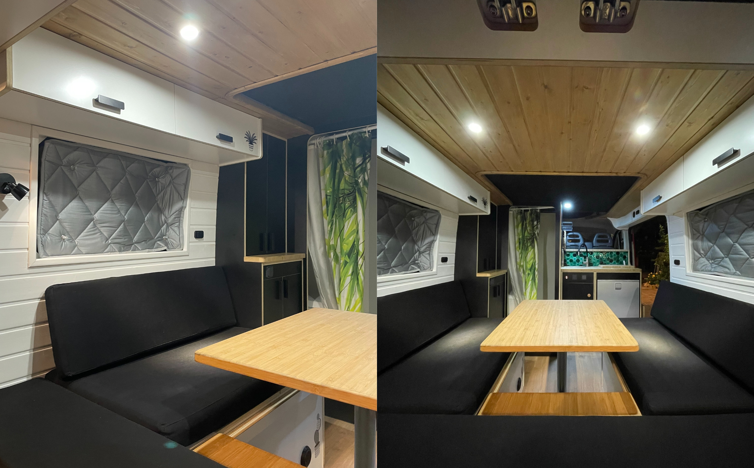 acabados de la camperización de una furgoneta